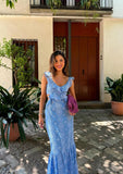 Louise | Vestido Longo com Babados