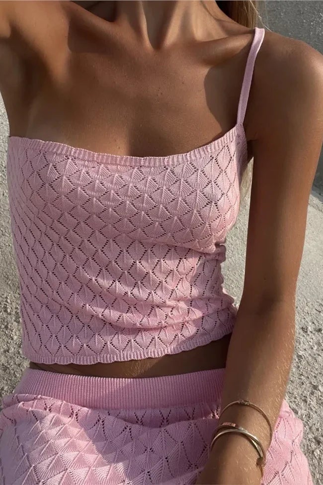 Emma | Ensemble en Maille à Bretelle Unique