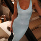 Camille | Robe longue sans manches