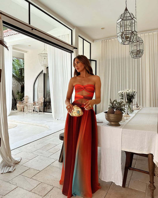 Léa | Robe Longue Bustier